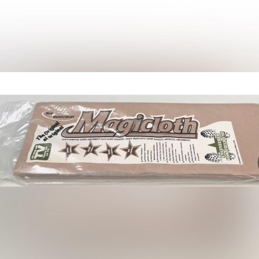 Magicloth The Original multi-purpose absorbent man made chamois.